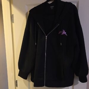 Old Navy Custom Dave Matthews & Tim Reynolds Black Zip-Up Hoodie